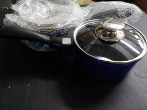 2 - 1.25 qt Ceramic Sauce Pans with...