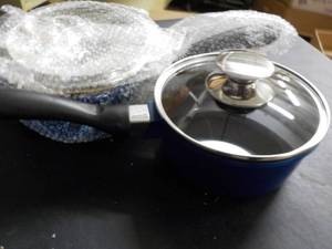 2 - 1.25 qt Ceramic Sauce Pans with...