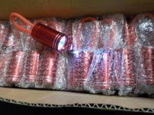 Case of 50 - 4 Red flashlights...