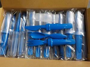 Box of 50 Royal blue Plastic Cutler...