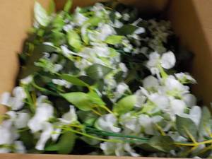 Box of Artificial Flowers...