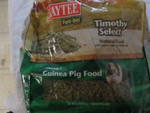 Bag of Kaytee Guinea Pig Food...