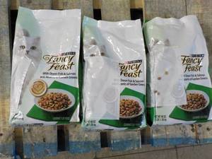 3 - 3 lb. Bags Purina Fancy Feast C...