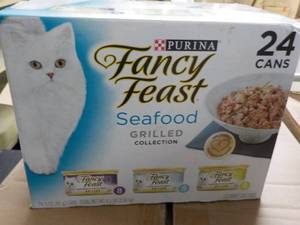 24 Cans Purina Fancy Feast Seafood ...