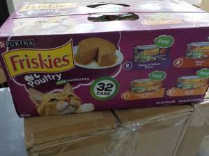 32 Cans Friskies Cat food...