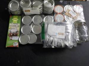 Canning Lids and Ball Jar...
