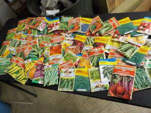 75 Garden Seed Packets...