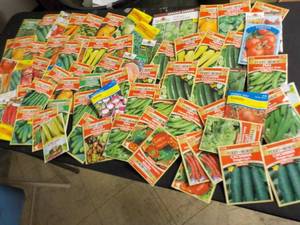 75 Garden Seed Packets...