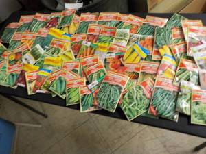 75 Garden Seed Packets...