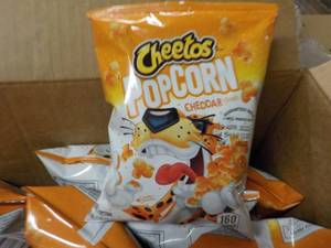 Case of Cheetos Cheddar Popcorn...