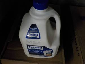 6 Gallon jugs Lactaid Milk...