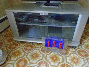Tv stand with sony dvd player. Tested & works. As shown.