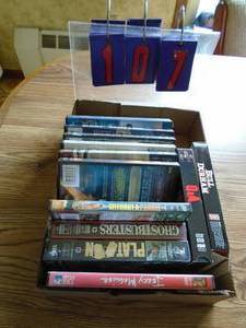 Flats of dvds. As shown.