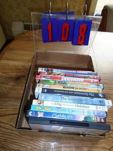 Flats of dvds. As shown.