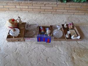Qty of 5 flats of assorted treasures. As shown.