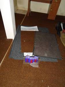 Entry rugs. As shown.