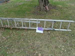 Older aluminum ladder. 20. As shown.