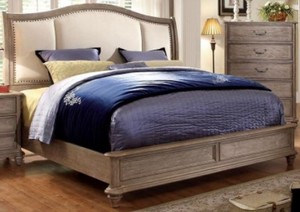 lot 409 image: Canora Grey Thelma California King Bed, HS-CM7612CK-BED - Missing Hardware.