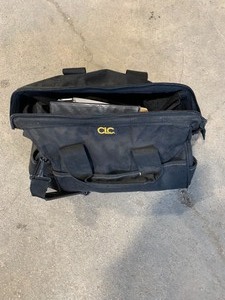 Tool Bag  Hole Saw and threader and misc