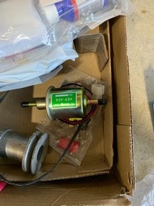 Box of Misc  Electric Fuel Pumps and more