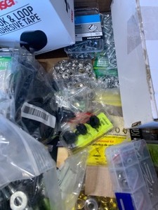 Box of misc hardware