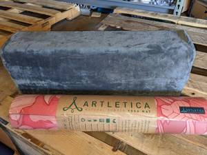 lot 79 image: Artlectica Yoga Mat & Yoga Bolster