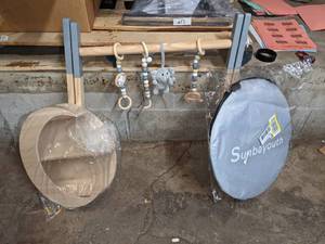 lot 155 image: Sunbaby Sunshade, Crescent Moon Nursery SHelf & TeePee Activity Center