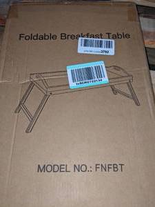 lot 315 image: Furninxs Bamboo Foldable Breakfast Tray
