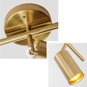 lot 87 image: BOKT Gold Adjustable Track Lighting 3 Light, Gold