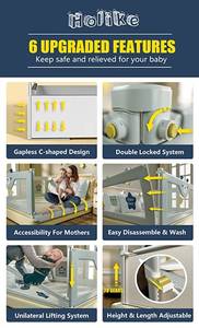 lot 74 image: Cozy Casa Baby Safety Rails