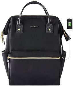 lot 127 image: KROSER Water Repellent Laptop Backpack with USB Port