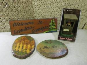 (BSB) Redneck Outhouse and Wood Wal...