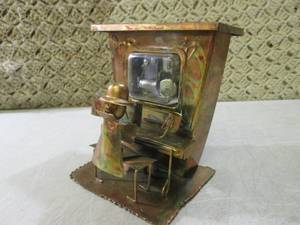 (CS) Vintage Metal Music Box Piano ...