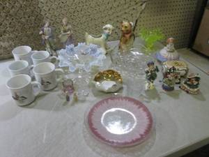(RMC) Assorted Glass Ceramic Decor ...