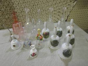 (EW3) Assorted Glass Etc Bells...