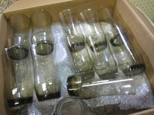 (RM5) Box Full of Assorted Glasses ...
