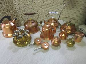 (RM4) Assorted Metal Tea Pots Etc...