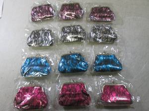 (EC1) 12 Coin Purses Assorted Color...