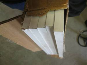 (EW3) Case of 5 White Laminated She...