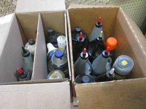 (F-1) 2 Boxes of Assorted Fliuds an...