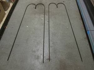 (RMWS) 2 Metal Yard Stake Arch Hang...
