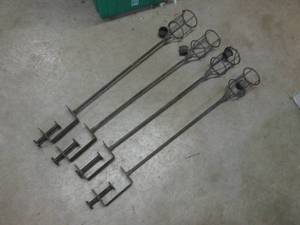 (RM5) 4 Metal Clamp-On Yard Torches...