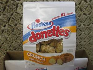 (B-1) 6 Bags Hostess Donettes Crunc...