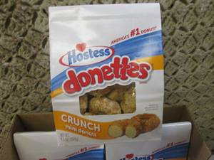 (B-1) 6 Bags Hostess Donettes Crunc...