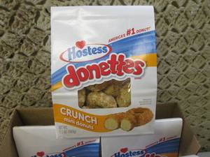(B-1) 6 Bags Hostess Donettes Crunc...