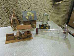 (D-1T) Bird Feeders Houses Etc...