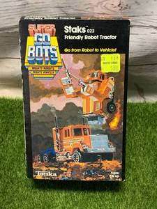 lot 24 image: Tonka Go Bots Staks from 1984