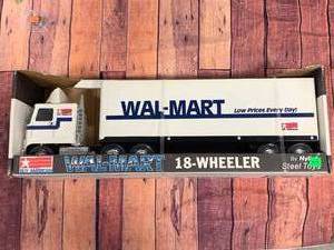 lot 25 image: Nylint Walmart 18 Wheeler Semi Truck 21 Inches Long