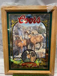 lot 26 image: Coors Bighorn Sheep Nature Series No.2 Mirror