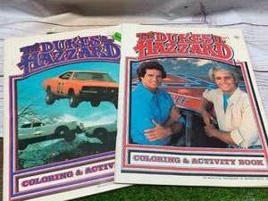 lot 56 image: Lot of 2 dukes of Hazzard Coloring Books from 1981